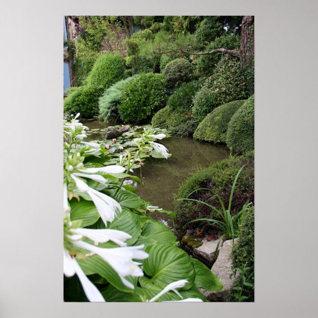 Zen Garden 1 med White gräns Annan Poster (Framsidan)