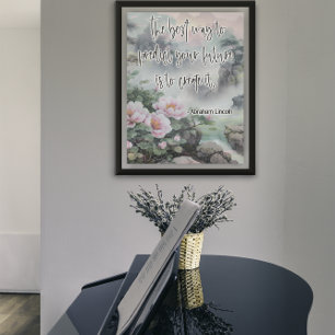 Zen Garden Bliss fredliga japanska Garden Poster