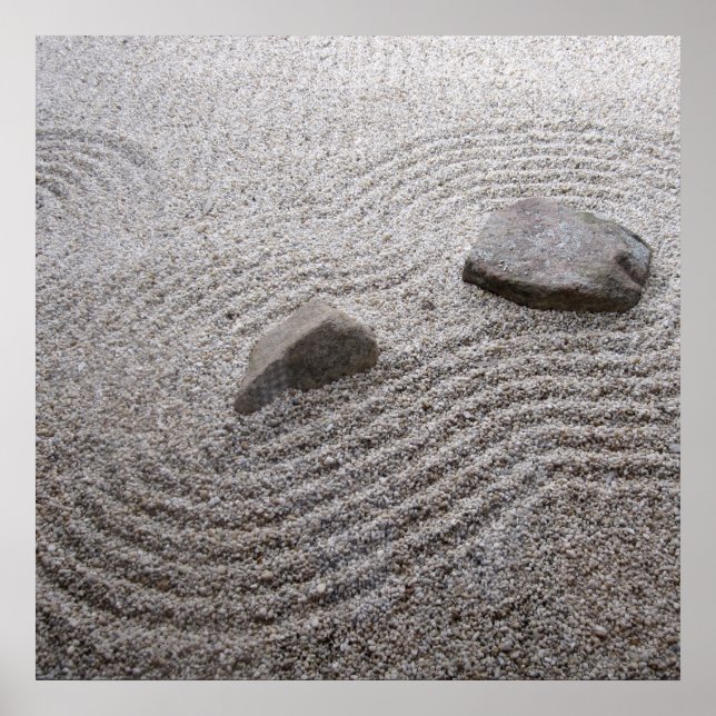 Zen Garden Detail. Poster (Framsidan)