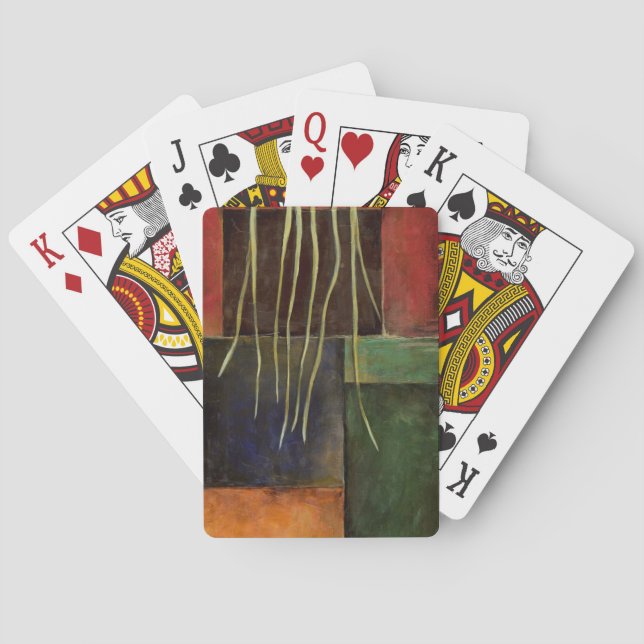 Zen Garden I Spel Kort (Baksidan)