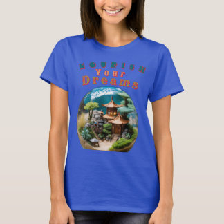 Zen Garden Sphere with Dwarf - Nourish Your Dream T Shirt