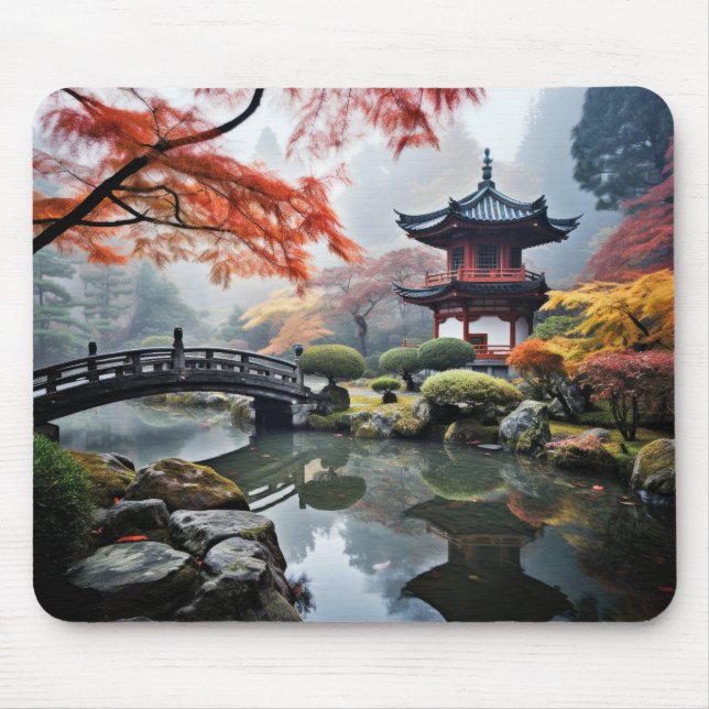 Zen Garden Tranquil fredliga natur Musmatta (Framsidan)