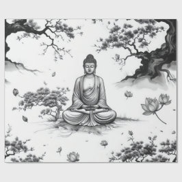 Zen Garden Wrapping Papper Presentpapper