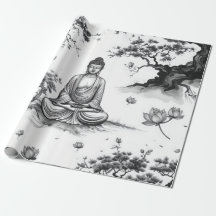 Zen Garden Wrapping Papper