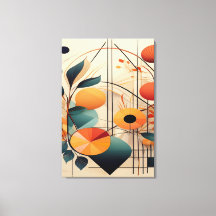 Zen-geometri: Abstrakt botanisk fusionskonst