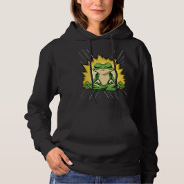 Zen Groda Meditation Super Saiyan Glöd Konst T Shirt