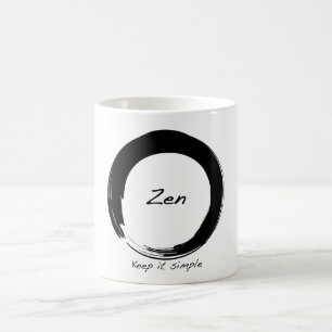Zen: Håll den enkel Kaffemugg