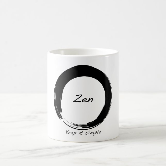 Zen: Håll den enkel Kaffemugg (Center)