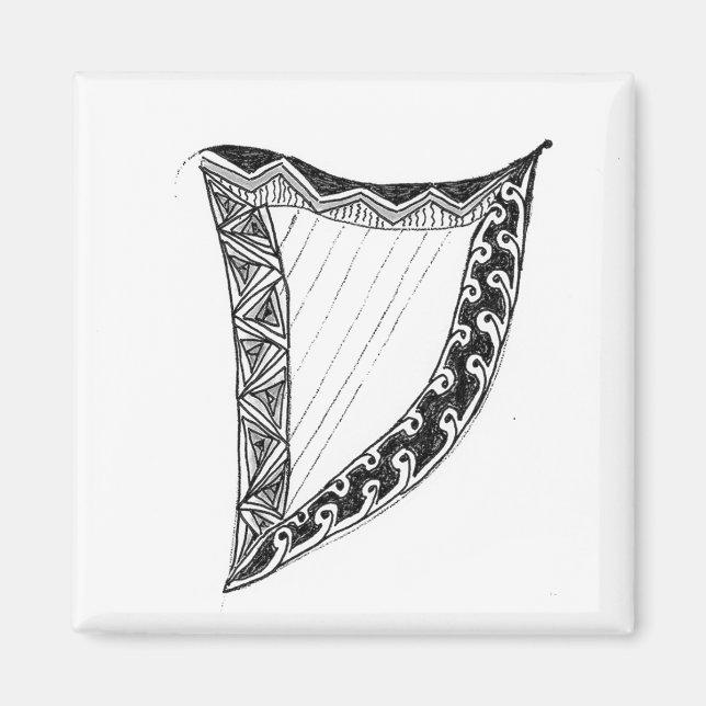 Zen harp magnet (Framsidan)
