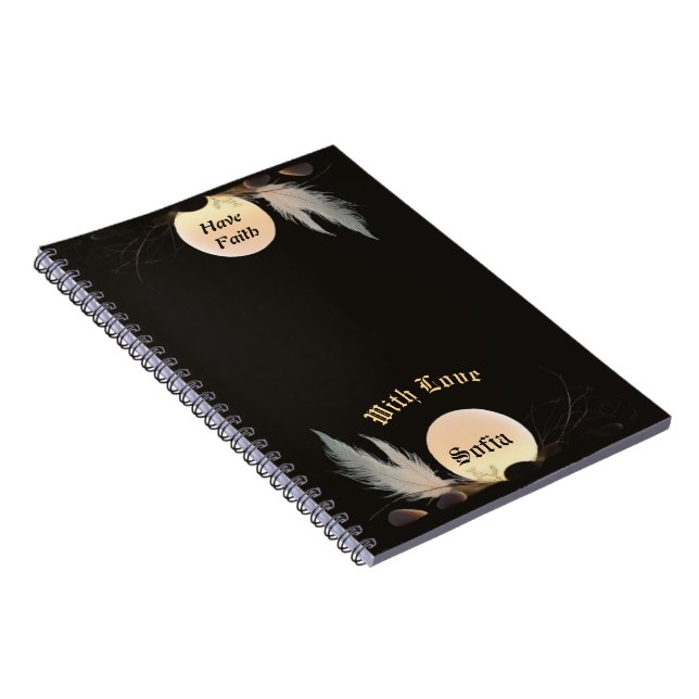 Zen Healing & Self-Love Minimalist Photo Notebook Anteckningsbok (Högra Sidan)