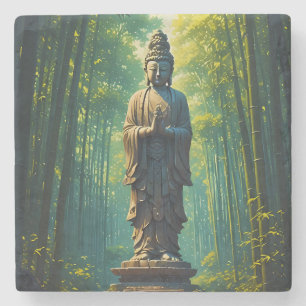 Zen i Bamboo Grove Stenunderlägg