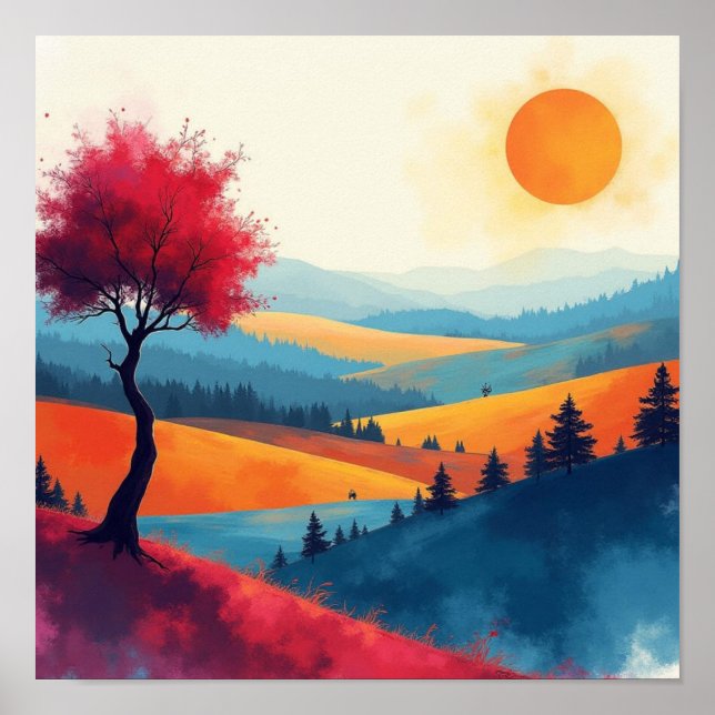 Zen i färg poster (Framsidan)