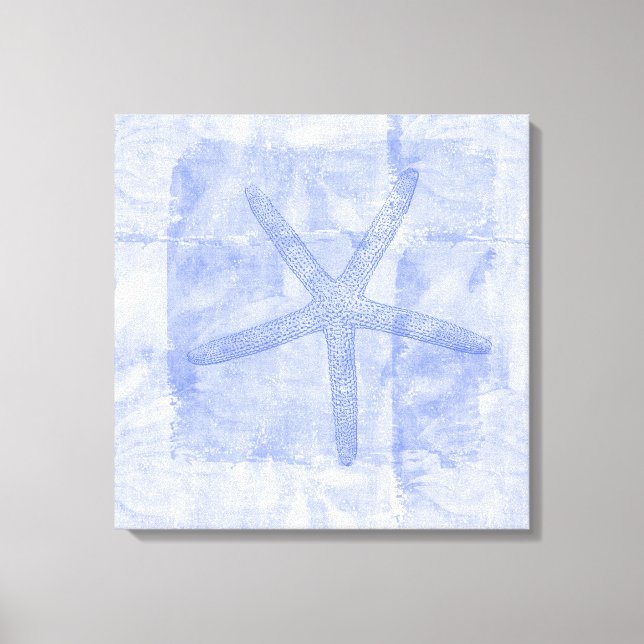Zen Inspired Beach Theme Starfish Canvastryck (Framsida)