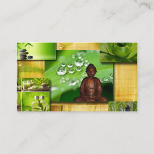 Zen & instruktör för Buddha Collagemeditation Visitkort