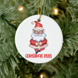 Zen jul Santa Ornament