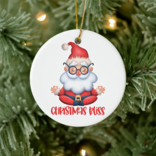 Zen jul Santa Ornament
