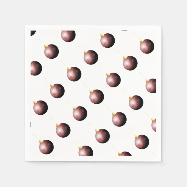 Zen-juldesign Pappersservett (Framsidan)