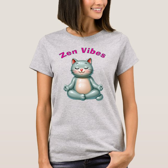 Zen Katt T-shirt (Framsida)