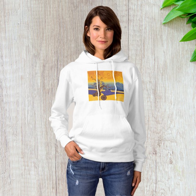 Zen Körsbärsblomstrande Träd Abstrakt Solnedgång K T Shirt (Skapare uppladdad)