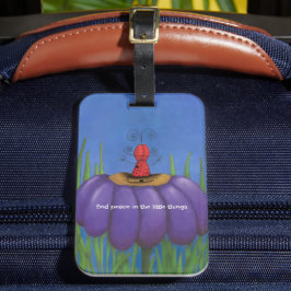 Zen Ladybug Bagagebricka