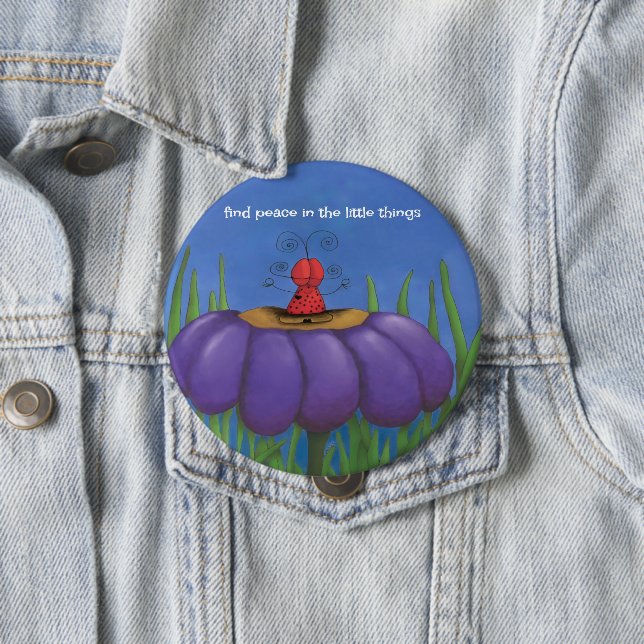 Zen Ladybug Knapp (In Situ)