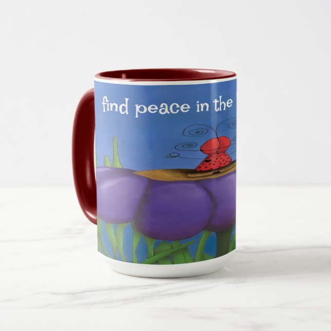 Zen Ladybug Mugg (Framsida vänster)