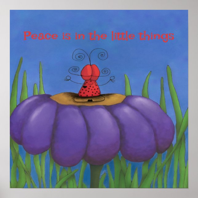 Zen Ladybug Poster (Framsidan)