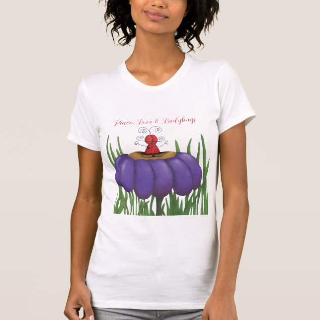 Zen Ladybug T Shirt (Framsida)