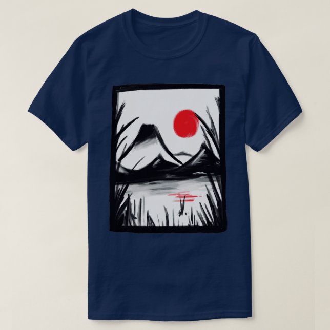 Zen liggande t shirt (Design framsida)