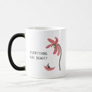 Zen Lotus Flower Philosophy Quote Magisk Mugg