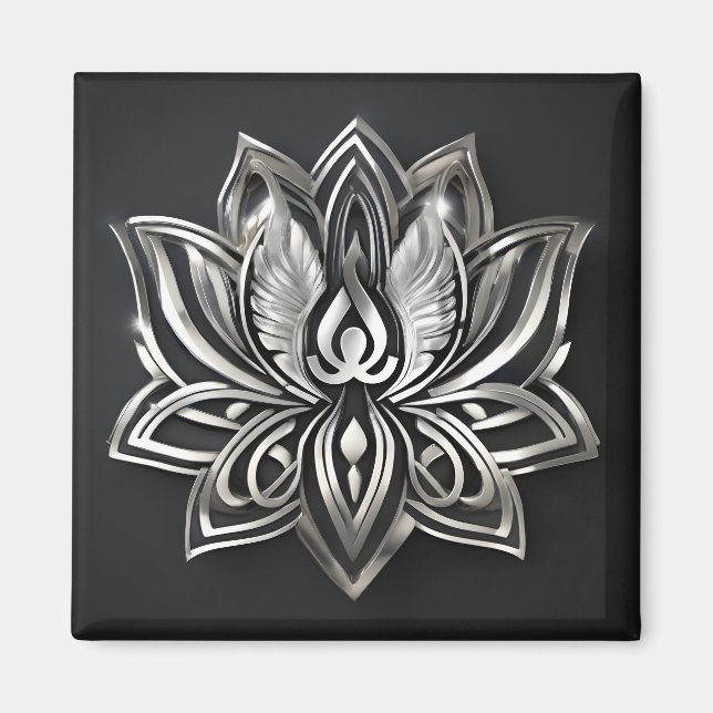 Zen Lotus Magnet (Framsidan)