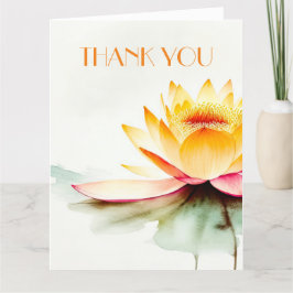 ZEN LOTUS WATERCOLOR TACK KORT