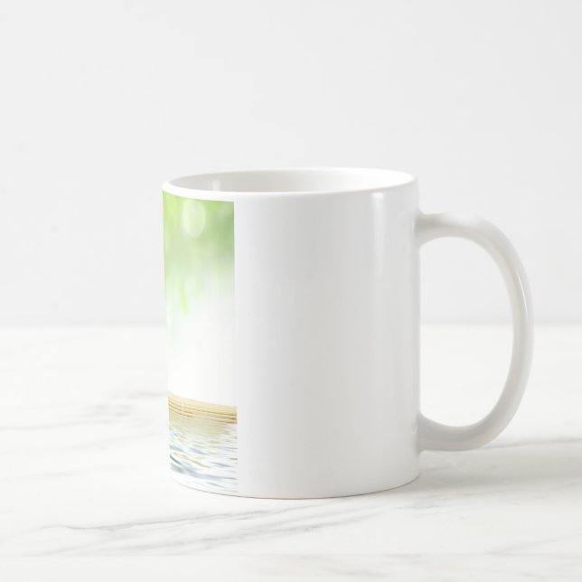 Zen lugn vatten-trädgård genom att läka kärlek kaffemugg (Höger)