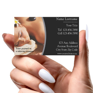 Zen Massage Designer Visitkort