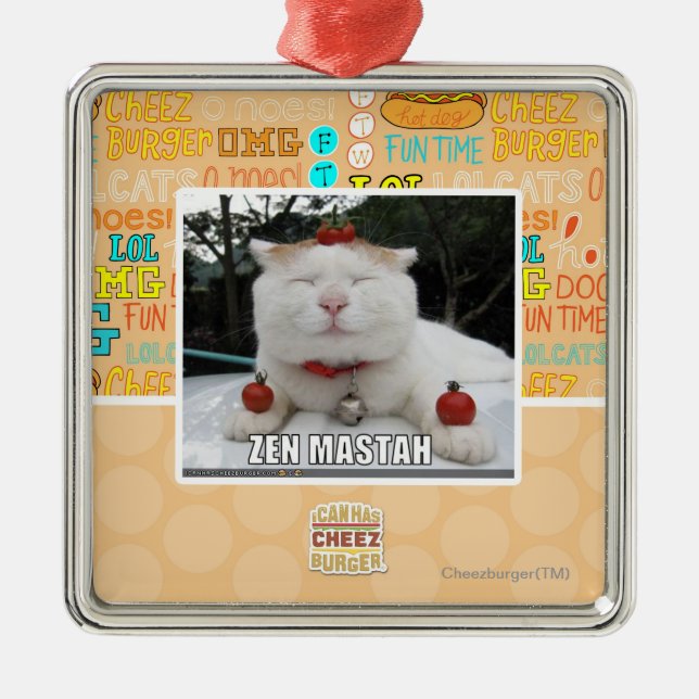 Zen Mastah Julgransprydnad Metall (Framsidan)