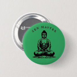 Zen Master - Buddha meditation Grön Knapp