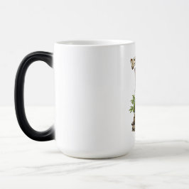 Zen Master Cat Funny Chill Gray Tabby Cat Gift  Magisk Mugg