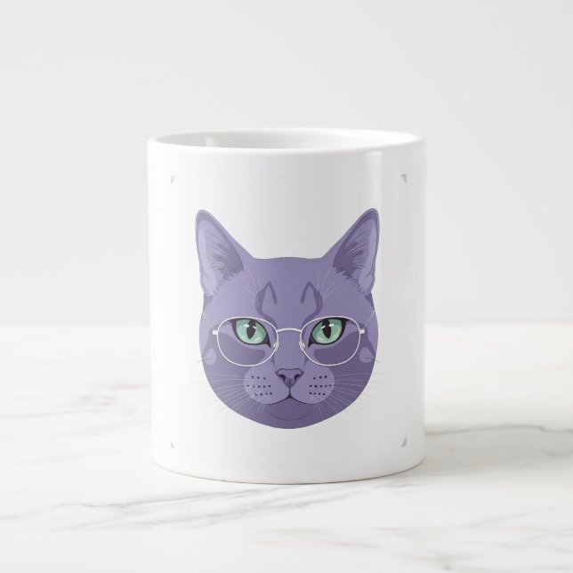 Zen Master Cat Jumbo Mugg (Framsidan)