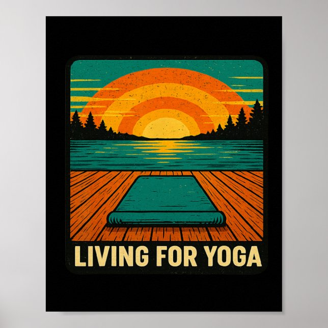 Zen Meditation Mindfulness Fredssökare Levande För Poster (Framsidan)