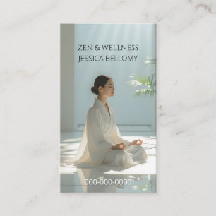 Zen-meditation Visitkort