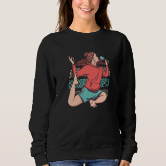 Zen Meditation Yoga Eka Pada Rajakapotasana Vin O T Shirt