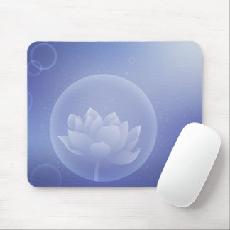 Zen Mindfulness Gift - Soft Lotus Flower Mouse Pad Musmatta