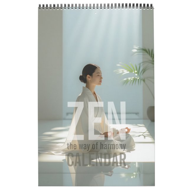 Zen Minimalist Wall Kalender (Omslag)