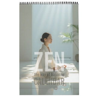 Zen Minimalistisk Vägg Kalender