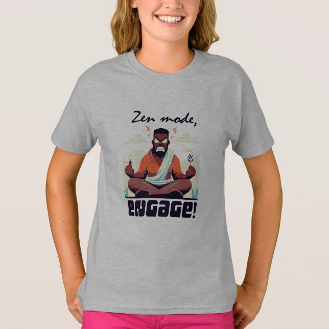 Zen Mode, Förlovad! ⚡ Adulting är en Glitch T Shirt (Framsida)
