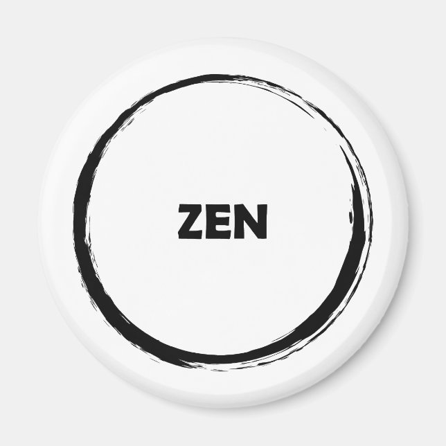 Zen Moment Magnets Magnet (Framsidan)