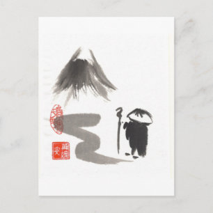 Zen Munk på Journey Vykort