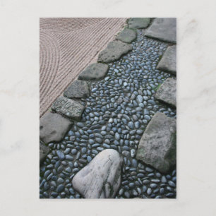 Zen och Abstrakt Garden Postcard Vykort