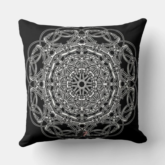 Zen Octa Glyph Pillow Kudde (Baksida)