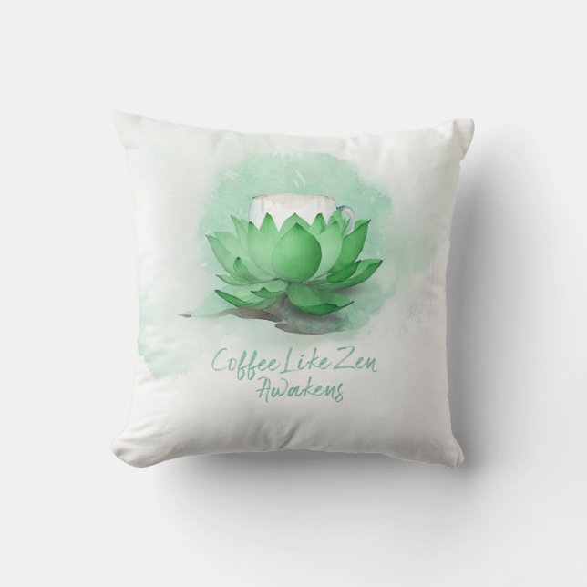 Zen of Coffee Kudde (Framsida)